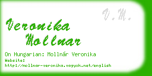 veronika mollnar business card